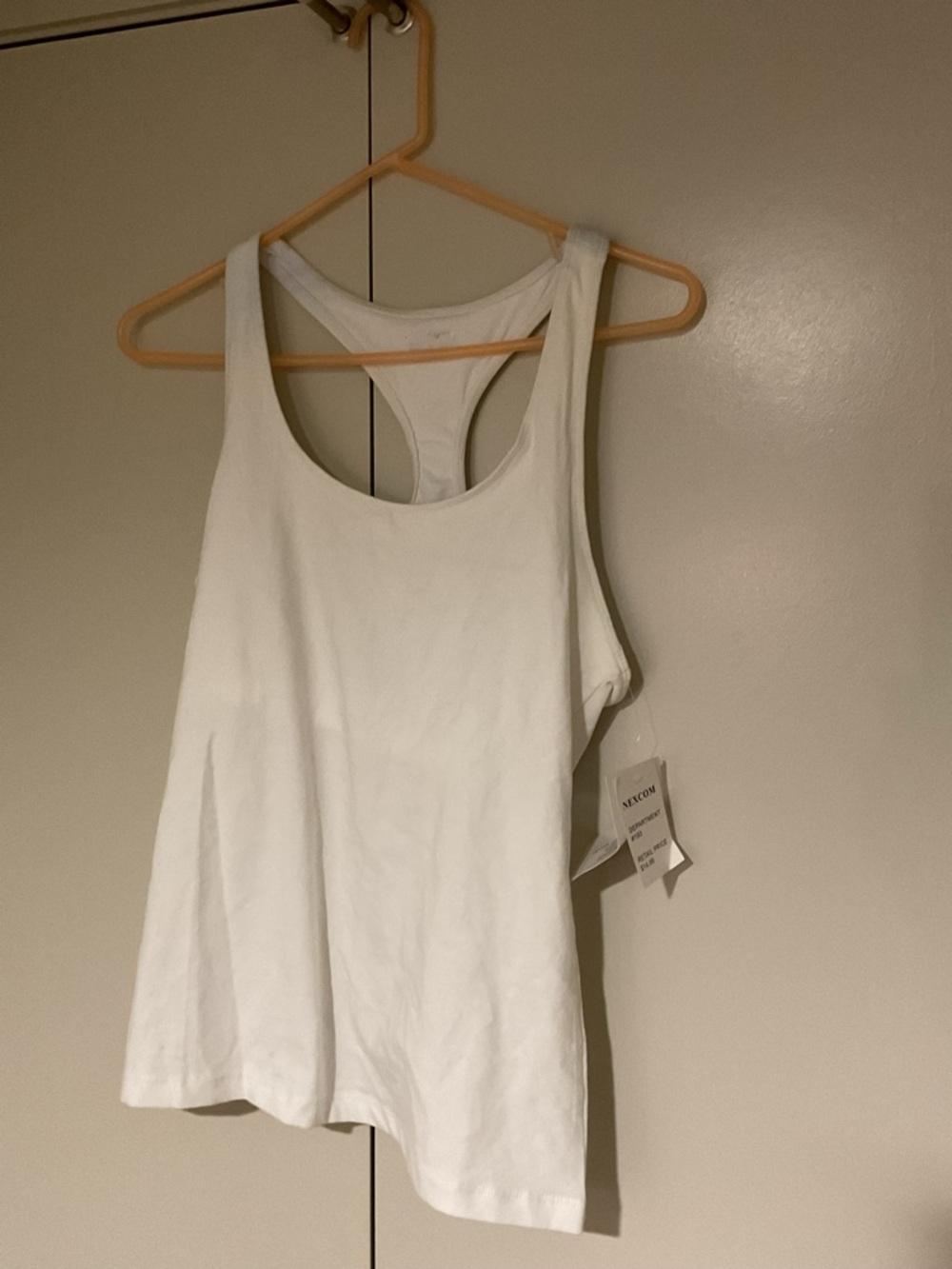 Jockey Women's White Racerback Tank Top - , Classic Cotton Style